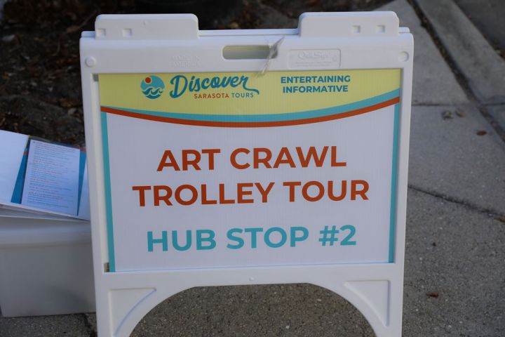 Discover Sarasota Tours Art Crawl Trolley March 2025