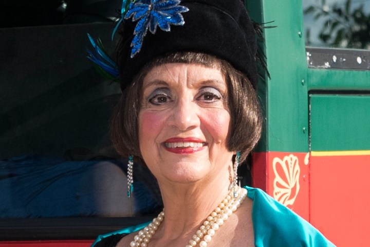 a woman wearing a hat