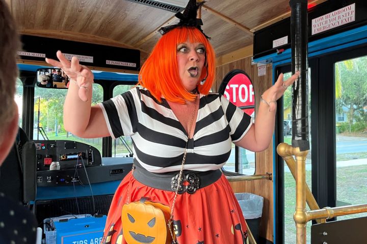 a person standing in front of a truck