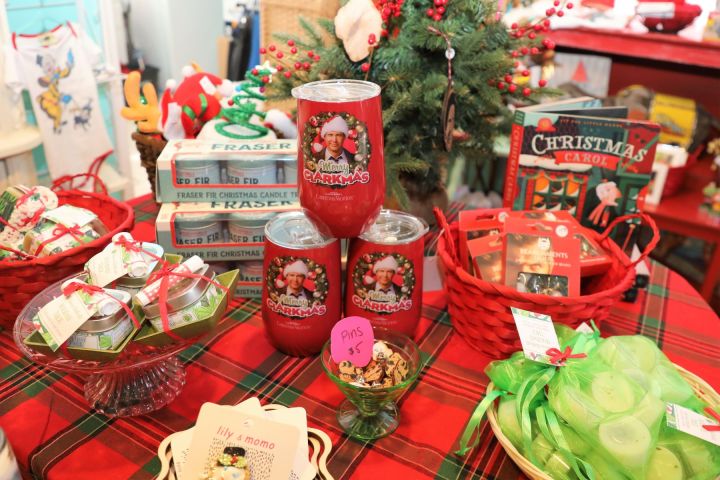 a group of items on a table