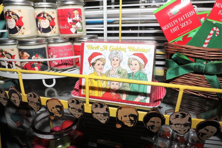 a stack of flyers on a table