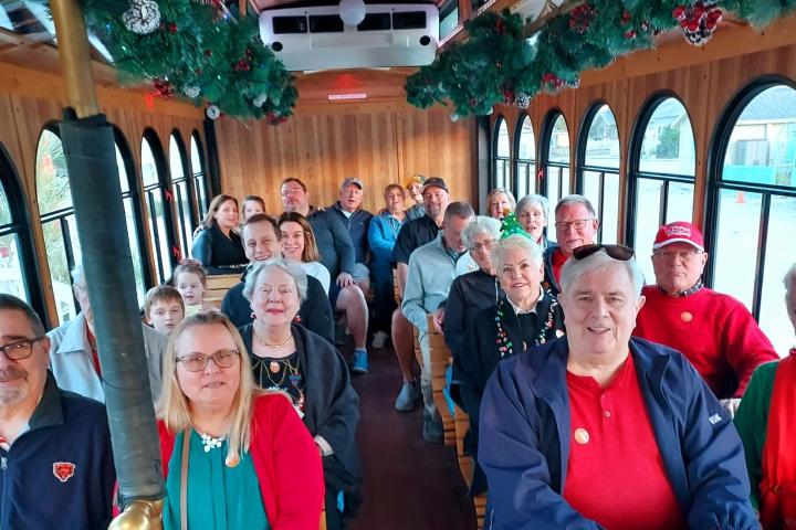 a group of people posing for the camera