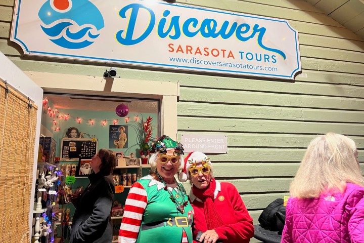 Christmas Carol Trolley guests