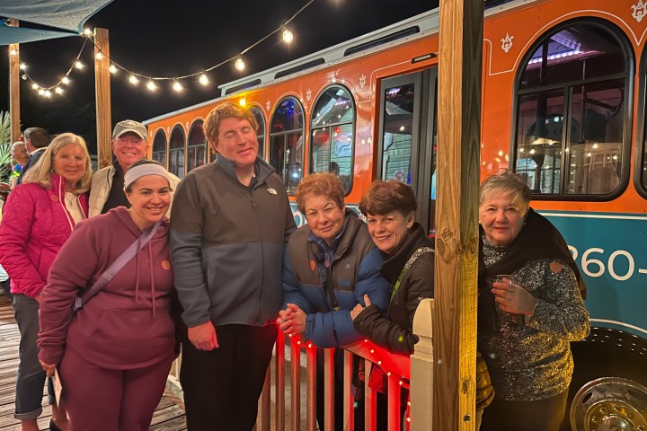 Christmas Carol Trolley guests