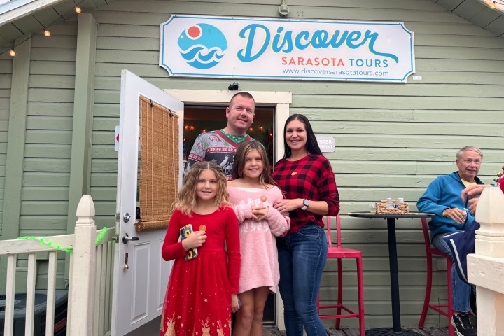 Christmas Carol Trolley guests