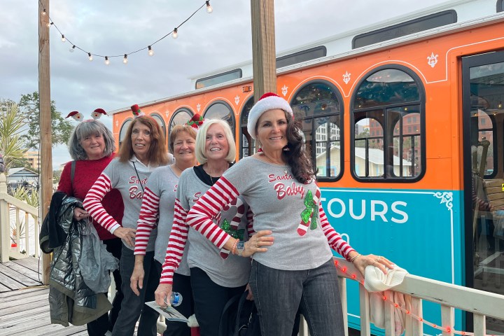 Christmas Carol Trolley guests