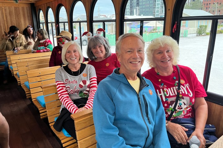 Christmas Carol Trolley guests