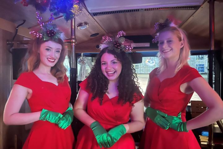 a group of people posing for the camera