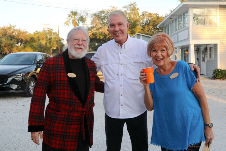 a person standing posing for the camera