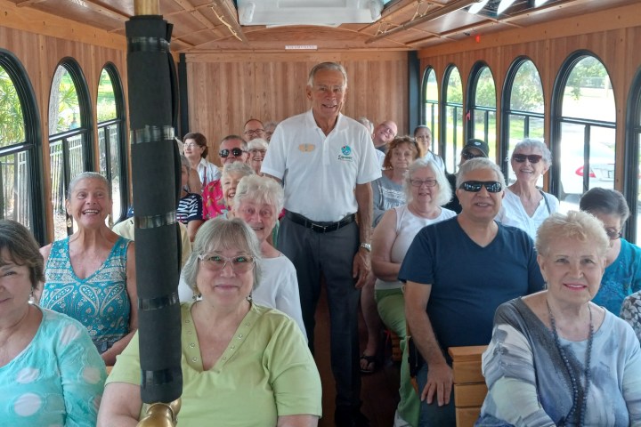 a group of people posing for a photo