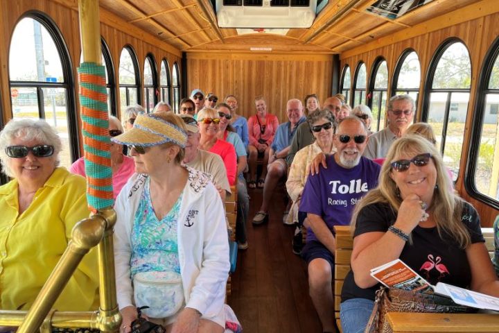a group of people posing for the camera