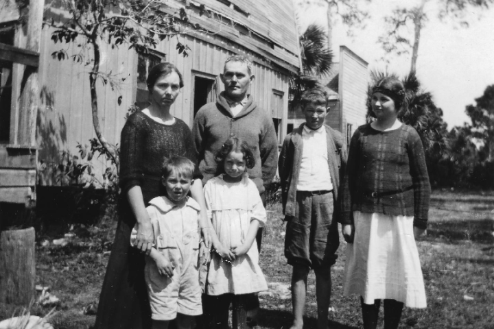 a group of people posing for a photo