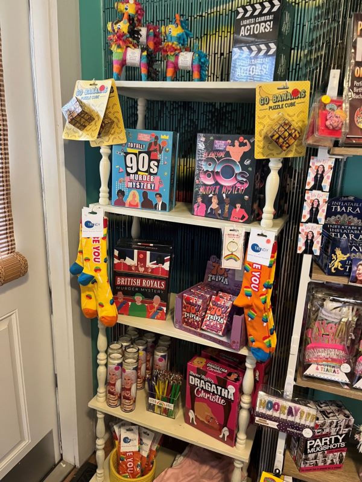 a bunch of items that are on display in a store