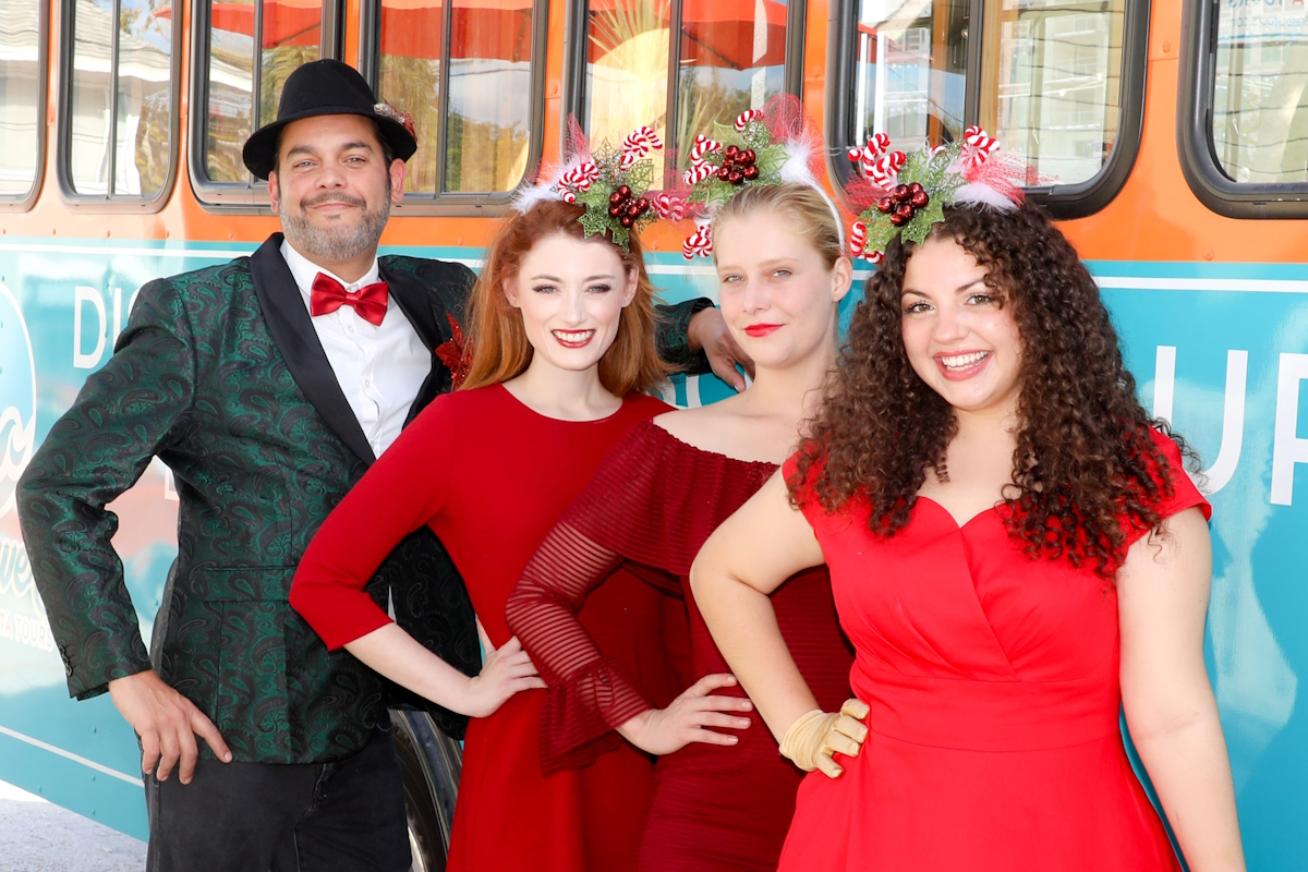 a group of people posing for the camera