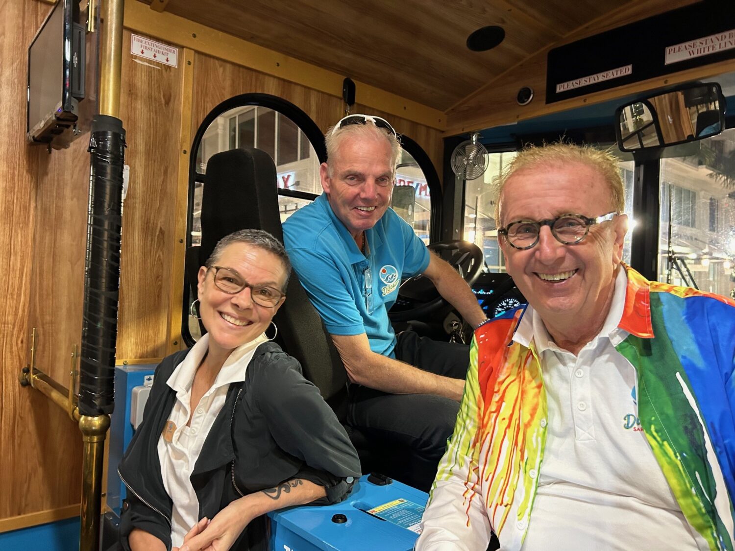 a couple of people posing for the camera