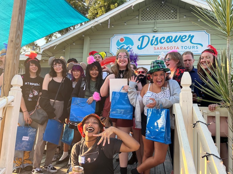 A 16th birthday party hosted by Discover Sarasota Tours. Photo Courtesy of Tammy Hauser.