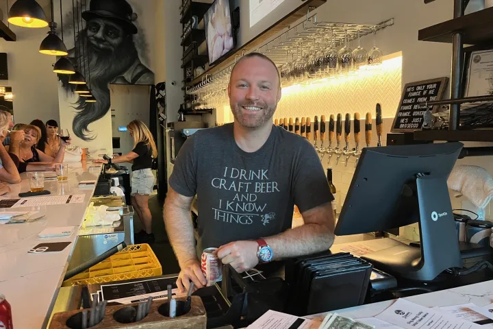 Bartender at 99 Bottles