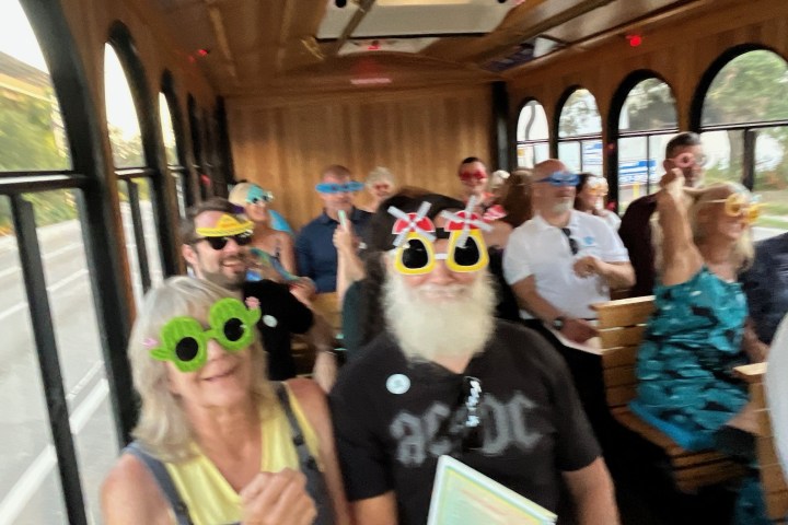 a group of people wearing costumes